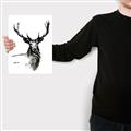 Picture of Sketched Deer  _GroupedProduct_Rectangle_Portrait_Canvas_