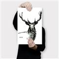 Picture of Sketched Deer  _GroupedProduct_Rectangle_Portrait_Canvas_