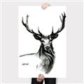 Picture of Sketched Deer  _GroupedProduct_Rectangle_Portrait_Canvas_
