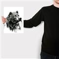Picture of Sketched Bear _GroupedProduct_Rectangle_Portrait_Canvas_