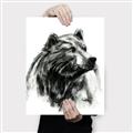 Picture of Sketched Bear _GroupedProduct_Rectangle_Portrait_Canvas_