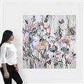 Picture of Flower Flurry I _GroupedProduct_Square_Canvas_