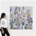 Picture of Flower Flurry II _GroupedProduct_Square_Canvas_