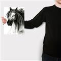 Picture of Sketched Horse _GroupedProduct_Rectangle_Portrait_Canvas_