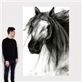 Picture of Sketched Horse _GroupedProduct_Rectangle_Portrait_Canvas_