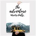 Picture of The Adventure Never Ends _GroupedProduct_Rectangle_Portrait_Photography _GroupedProduct_Rectangle_Portrait_Canvas_
