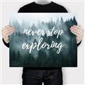 Picture of Never Stop Exploring _GroupedProduct_Rectangle_Landscape_Photography _GroupedProduct_Rectangle_Landscape_Canvas_