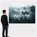 Picture of Never Stop Exploring _GroupedProduct_Rectangle_Landscape_Photography _GroupedProduct_Rectangle_Landscape_Canvas_