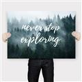 Picture of Never Stop Exploring _GroupedProduct_Rectangle_Landscape_Photography _GroupedProduct_Rectangle_Landscape_Canvas_