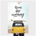 Picture of Never Stop Exploring Van _GroupedProduct_Rectangle_Portrait_Photography _GroupedProduct_Rectangle_Portrait_Canvas_