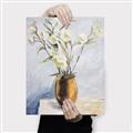 Picture of Copper Floral Pot _GroupedProduct_Rectangle_Portrait_Canvas_