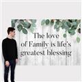 Picture of Family is life _GroupedProduct_Rectangle_Landscape_Canvas_