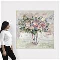Picture of Victorian Floral  _GroupedProduct_Square_Canvas_