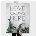 Picture of Love grows here _GroupedProduct_Rectangle_Portrait_Canvas_