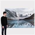 Picture of Snowy mountains _GroupedProduct_Rectangle_Landscape_Canvas_