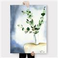 Picture of Green leaves  Pot _GroupedProduct_Rectangle_Portrait_Canvas_