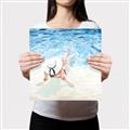 Picture of Wading at the Beach _GroupedProduct_Square_Canvas_