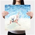 Picture of Wading at the Beach _GroupedProduct_Square_Canvas_