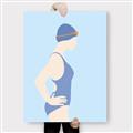 Picture of Swim Competition I  _GroupedProduct_Rectangle_Portrait_Canvas_