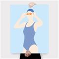 Picture of Swim Competition II  _GroupedProduct_Rectangle_Portrait_Canvas_