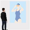 Picture of Swim Competition II  _GroupedProduct_Rectangle_Portrait_Canvas_