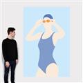 Picture of Swim Competition II  _GroupedProduct_Rectangle_Portrait_Canvas_