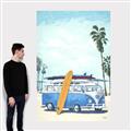 Picture of Surf board _GroupedProduct_Rectangle_Portrait_Canvas_