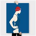 Picture of Swim Competition III  _GroupedProduct_Rectangle_Portrait_Canvas_