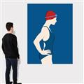 Picture of Swim Competition III  _GroupedProduct_Rectangle_Portrait_Canvas_