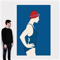 Picture of Swim Competition III  _GroupedProduct_Rectangle_Portrait_Canvas_