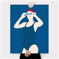 Picture of Swim Competition IV  _GroupedProduct_Rectangle_Portrait_Canvas_