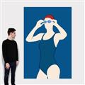 Picture of Swim Competition IV  _GroupedProduct_Rectangle_Portrait_Canvas_