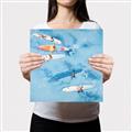 Picture of Surfboarders I  _GroupedProduct_Square_Canvas_
