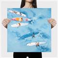Picture of Surfboarders I  _GroupedProduct_Square_Canvas_