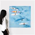 Picture of Surfboarders I  _GroupedProduct_Square_Canvas_
