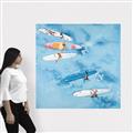 Picture of Surfboarders I  _GroupedProduct_Square_Canvas_