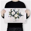 Picture of White Roses _GroupedProduct_Rectangle_Landscape_Canvas_