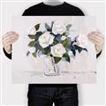 Picture of White Roses _GroupedProduct_Rectangle_Landscape_Canvas_
