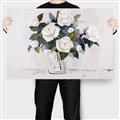Picture of White Roses _GroupedProduct_Rectangle_Landscape_Canvas_