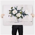 Picture of White Roses _GroupedProduct_Rectangle_Landscape_Canvas_