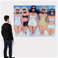 Picture of Beach Babes _GroupedProduct_Rectangle_Landscape_Canvas_