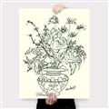 Picture of Drawn Florals I  _GroupedProduct_Rectangle_Portrait_Canvas_