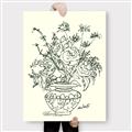 Picture of Drawn Florals I  _GroupedProduct_Rectangle_Portrait_Canvas_