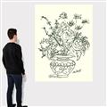 Picture of Drawn Florals I  _GroupedProduct_Rectangle_Portrait_Canvas_