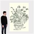 Picture of Drawn Florals I  _GroupedProduct_Rectangle_Portrait_Canvas_