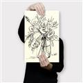 Picture of Drawn Florals II  _GroupedProduct_Rectangle_Portrait_Canvas_