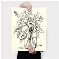 Picture of Drawn Florals II  _GroupedProduct_Rectangle_Portrait_Canvas_