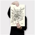 Picture of Drawn Florals III  _GroupedProduct_Rectangle_Portrait_Canvas_