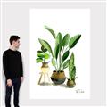 Picture of House Plants I  _GroupedProduct_Rectangle_Portrait_Canvas_