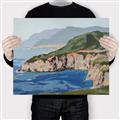 Picture of Cliff Beach _GroupedProduct_Rectangle_Landscape_Canvas_